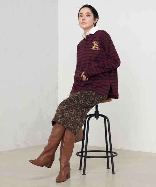 「Rie Miller」 長袖カットソー 38 ブラック レディース_画像9