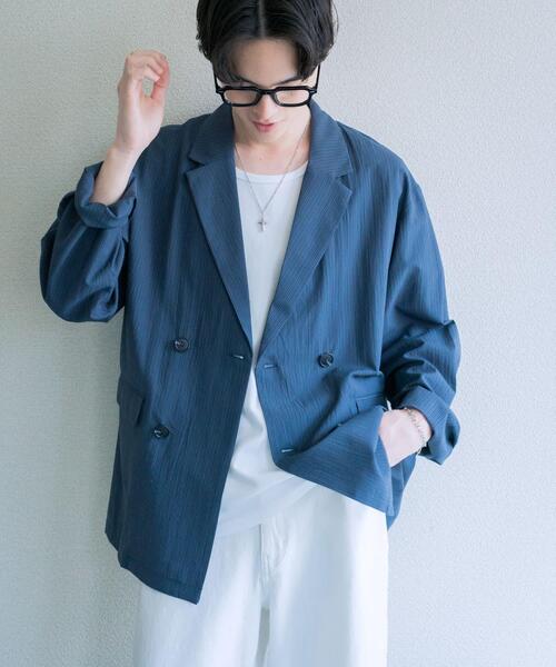 SENSE OF PLACE by URBAN RESEARCH コート ジャケット シアサッカー 