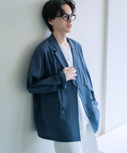 SENSE OF PLACE by URBAN RESEARCH コート ジャケット シアサッカー