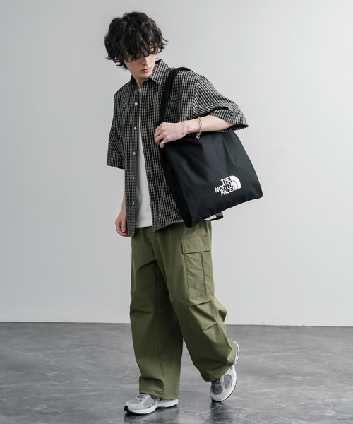 トートバッグ THE NORTH FACE TRIG BAG ワンポイントロゴショルダートートバッグ A4収納可能 メンズ レディースの画像