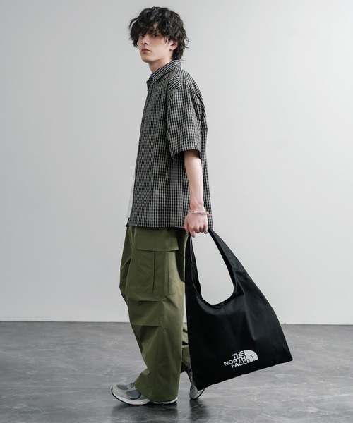 トートバッグ THE NORTH FACE TRIG BAG ワンポイントロゴショルダートートバッグ A4収納可能 メンズ レディースの画像