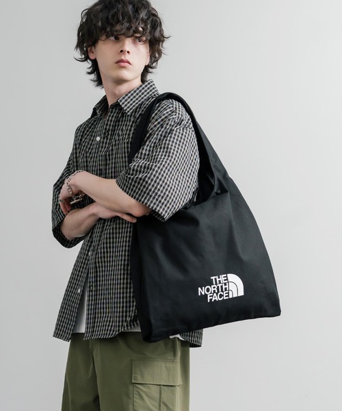 トートバッグ THE NORTH FACE TRIG BAG ワンポイントロゴショルダートートバッグ A4収納可能 メンズ レディースの画像