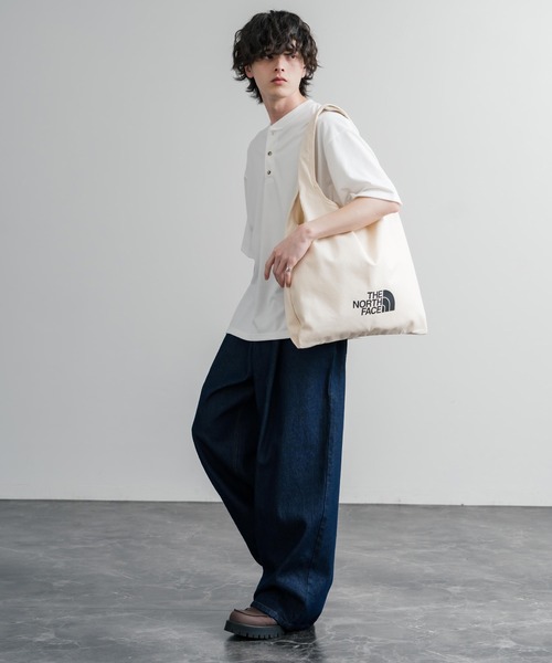 トートバッグ THE NORTH FACE TRIG BAG ワンポイントロゴショルダートートバッグ A4収納可能 メンズ レディースの画像