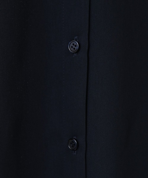 「ef-de」 長袖ブラウス MEDIUM ダークネイビー レディース_画像6