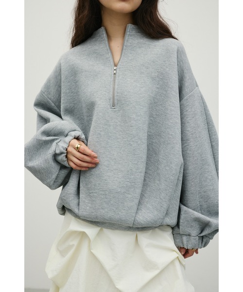 トレーナー スウェット フロントジップダンボールスウェット レディース | STYLEMIXER