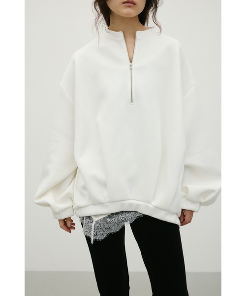 トレーナー スウェット フロントジップダンボールスウェット レディース | STYLEMIXER | 01