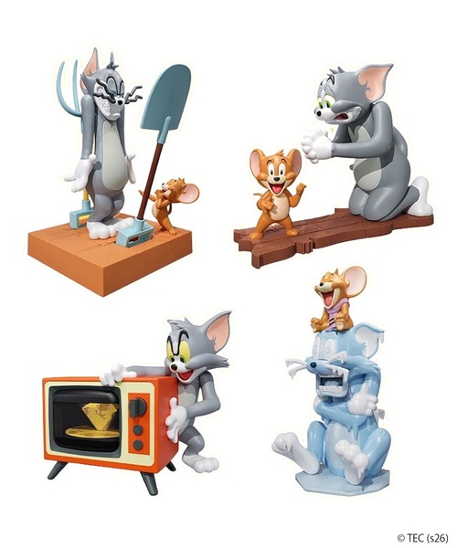 フィギュア 「公式」トムとジェリー 52TOYS 永遠のライバル ブラインド