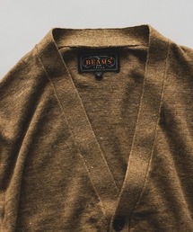 sakagami ビームスプラス 麻100% Vネックカーディガン M sakagami様 専用 ビームスプラス 麻100% Vネックカーディガン M