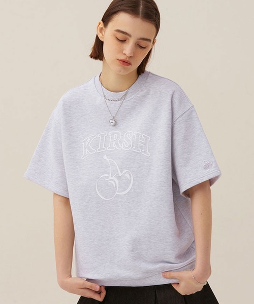 tシャツ KIRSH ARCH LOGO CHERRY SHORT SLEEVE SWEAT キルシーアーチロゴチェリー半袖スウェット レディース