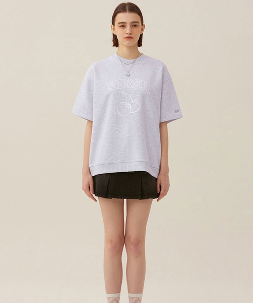 KIRSH アーチロゴ チェリー スウェットシャツトレーナー tシャツ KIRSH ARCH LOGO CHERRY SHORT SLEEVE SWEAT キルシー