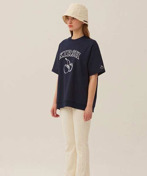tシャツ 半袖 KIRSH ARCH LOGO CHERRY SHORT SLEEVE SWEAT キルシー