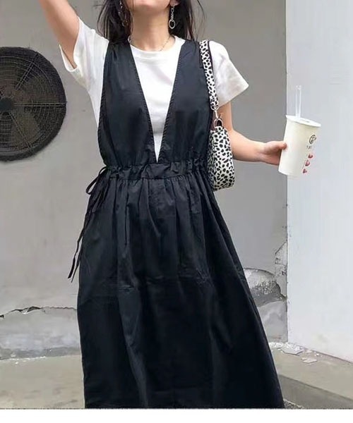 gossip!ロサンゼルス ジャンパースカート コットン カシュクール