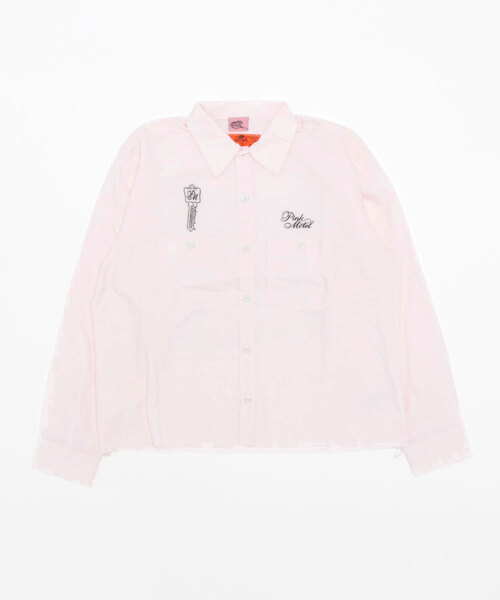 ブラウス シャツ B2528 PINK MOTEL ワークシャツ レディース