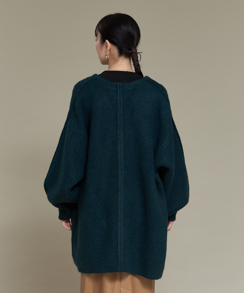 NOMINE（ノミネ） コート アウター 袖ボリュームニットコート