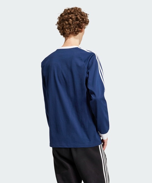 アディダス ロンT Lサイズ 長袖 Tシャツ スリーストライプス 白 アディダス ロンT Lサイズ 長袖 Tシャツ スリーストライプス 白