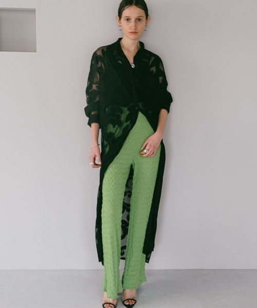 sahara（サハラ） レディース ワンピース Lace Long Shirt Dress