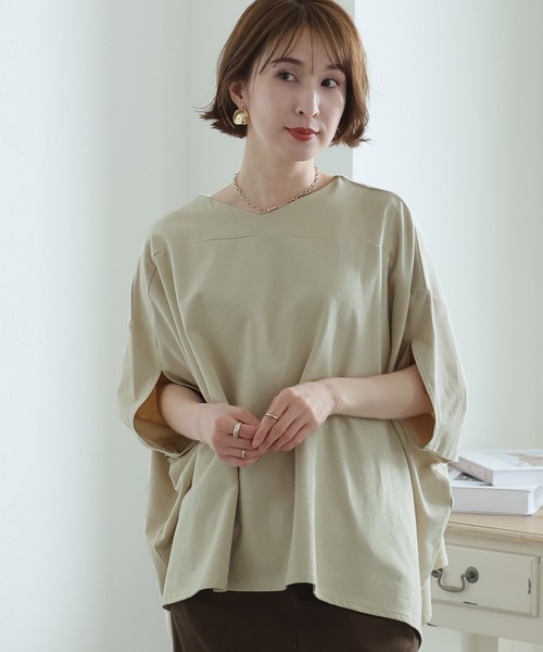 tシャツ 裏毛リラックスプルオーバー レディース