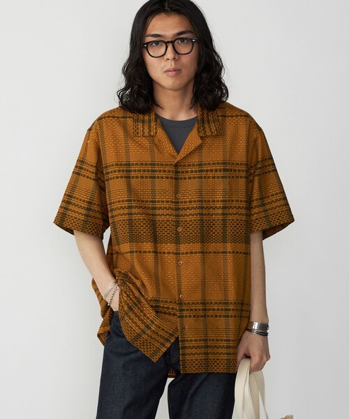 SHIPS シャツ BENCH MARKING SHIRT: ヴィンテージライク チェック 