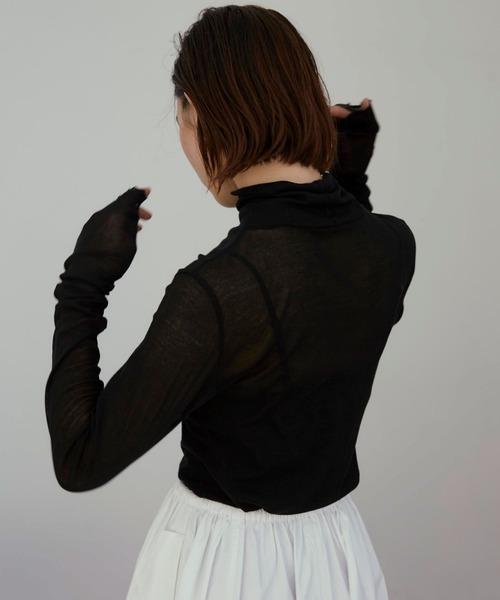 JOSE MOON tシャツ SHEER TIGHT TOPS/シアータイトトップス