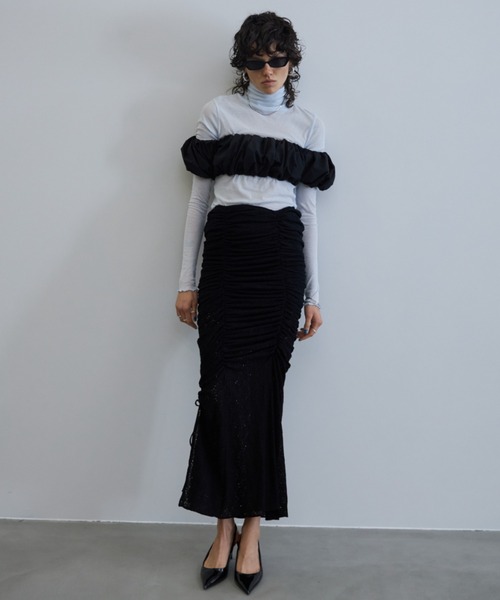 JOSE MOON tシャツ SHEER TIGHT TOPS/シアータイトトップス