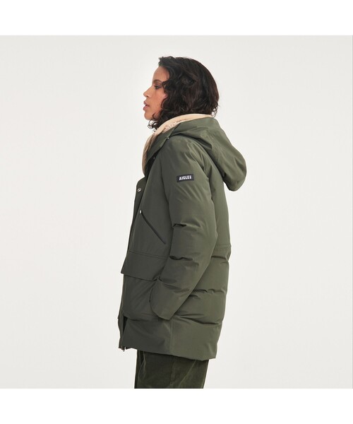 AIGLE レディースダウンジャケット AIGLE ダウンコート ダウンジャケット 透湿防水 DUPONT SORONA