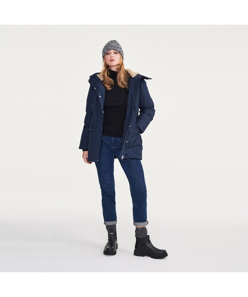 AIGLE ダウンコート ダウンジャケット 透湿防水 DUPONT SORONA