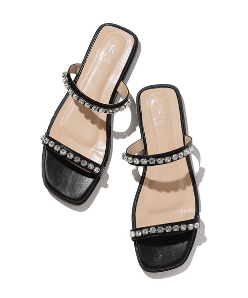 スチュアートワイツマン　ビジューサンダル　ミュール　23cm スチュアートワイツマン ビジューサンダル ミュール 23cm