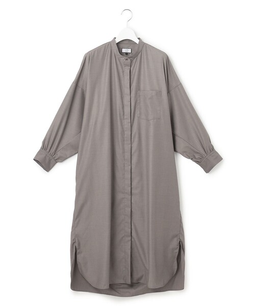 J.PRESS YORK STREET シャツワンピース 「WOMEN」バックドレープ
