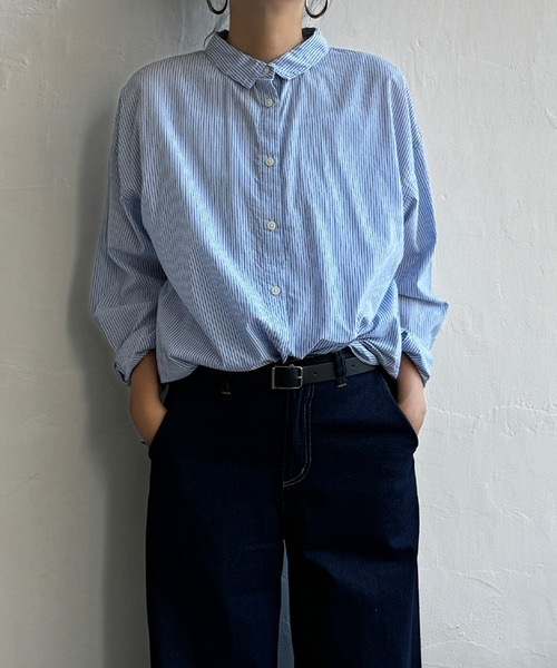 ブラウス シャツ ２ＷＡＹシャツ / 1215210808 レディース Jines ブラウス シャツ 2WAYサイドタックシャツ レディース