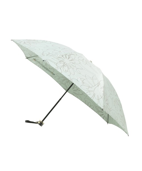LANVIN en Bleu 折りたたみ傘 折り畳み 軽量 雨傘 簡単開閉 ライン