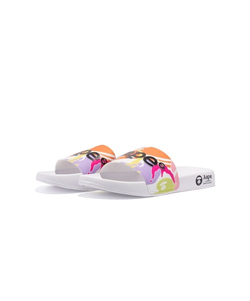 人気★AAPE by A BATHING APE AAPE NOW SLIDE 厚底 サンダル AAPE NOW SLIDE | AAPE.JP