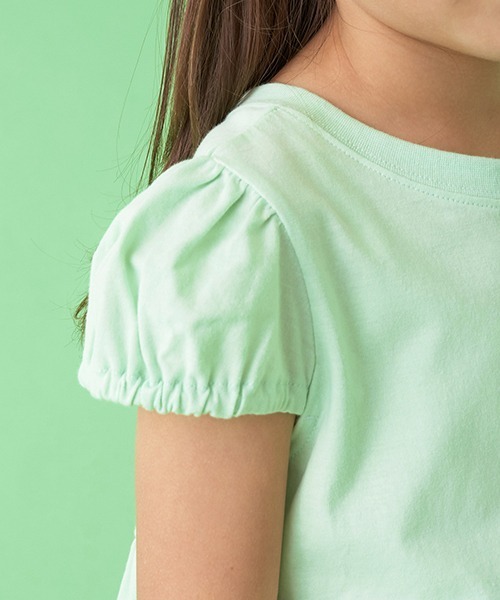 tシャツ 「接触冷感」「どちらが前でもOK」ペプラムTシャツ キッズ 