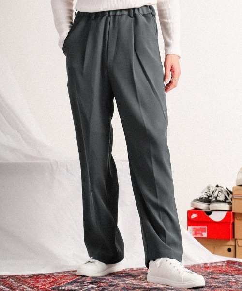 Pants ワイド パンツ ワイドパンツ スラックス メンズ レディースS 10 楽天市場】【7/20(日)23:59迄クーポンで10％OFF】ワイドパンツ