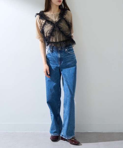 MAISON BREEZE reveur キャミソール 「MAISON reveur」チュールフリル