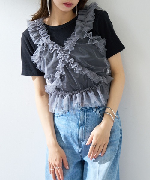 PoI Frillwrapskirtcamisole キャミソール ビスチェ PoI