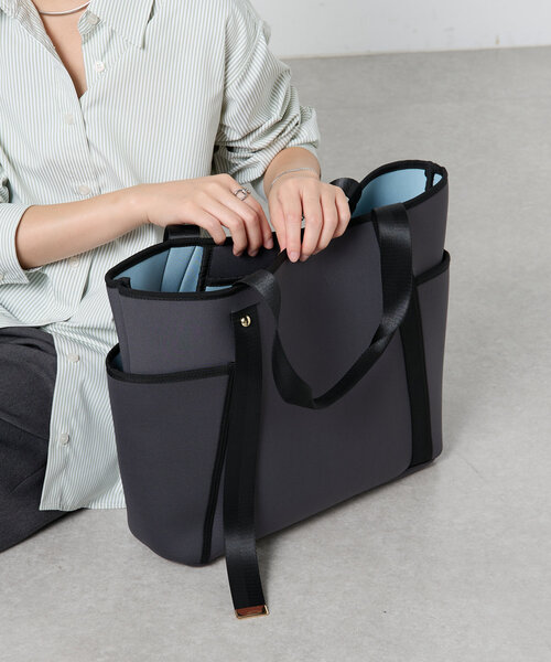 PAPILLONNER（パピヨネ） トートバッグ PAPILLONNER/WETダブルポケット