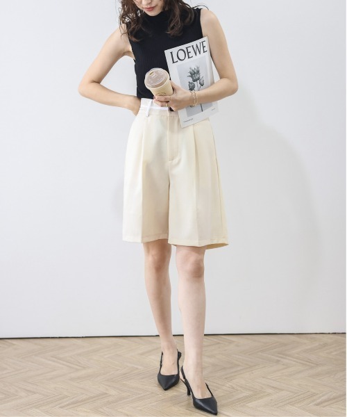 La-gemme（ラジェム） パンツ マーベルトデザインショートパンツ