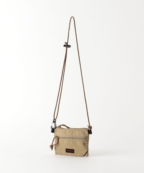 未使用【ブリーフィング】黒 W ZIP PURSE サコッシュ ミニショルダー BRIEFING ショルダーバッグ 「BRIEFING」JUMP W ZIP PURSE W