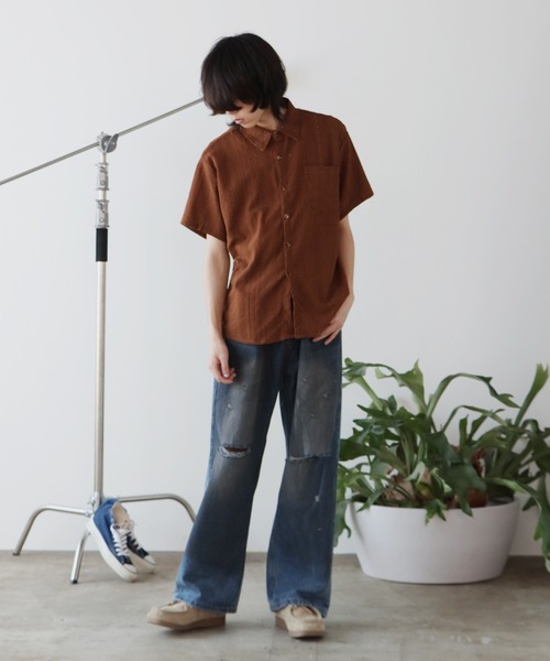 ROOP TOKYO ジーンズ ヴィンテージ ダメージ 汚れ 加工 ダメージ