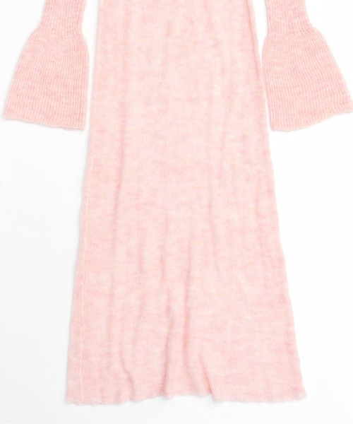 ★maison special シアーニットポロワンピース メゾンスペシャル Sheer Knit Polo Shirt Maxidresses/シアーニットポロワンピース