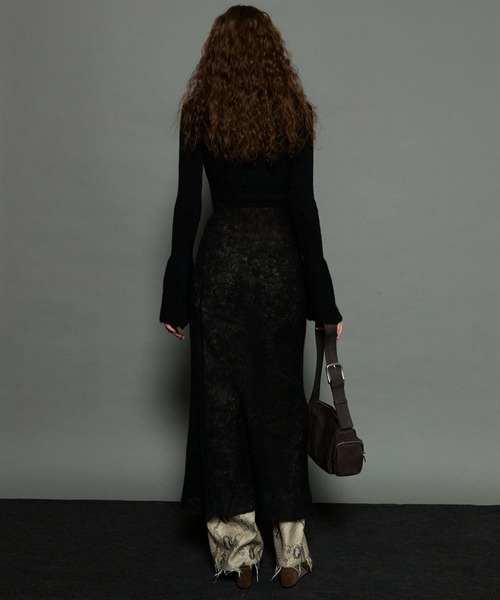 MAISON SPECIAL（メゾンスペシャル） ワンピース Sheer Knit Polo