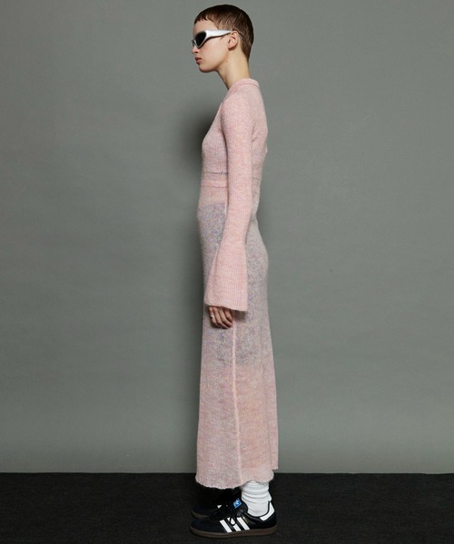 MAISON SPECIAL（メゾンスペシャル） ワンピース Sheer Knit Polo