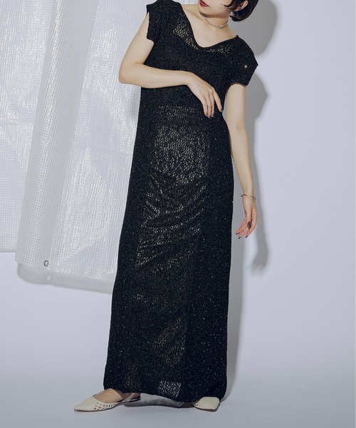 Ezick シアーモードドレス Ezick（エジック）の「Jacquard cuffs シアーモードドレス