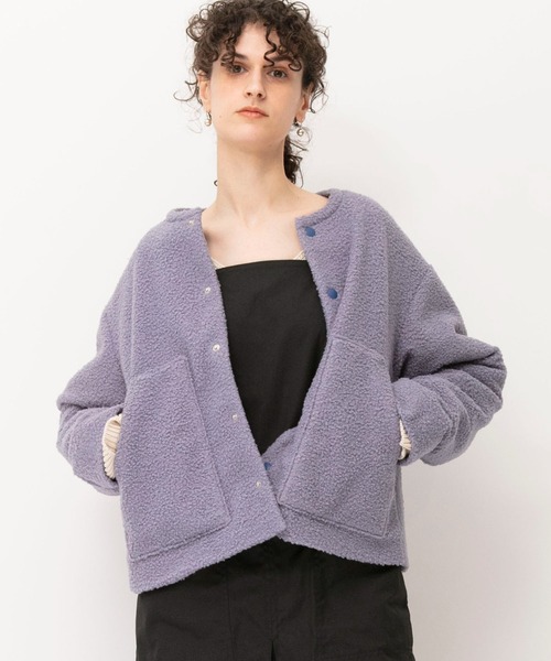 Johnbull（ジョンブル） カーディガン ボアカーディガン レディース