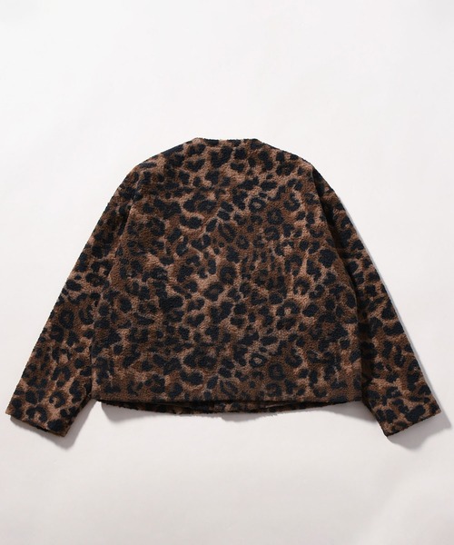 JOHNBULL レオパード柄 カーディガン Johnbull（ジョンブル）の「モヘアライクカーディガン（カーディガン