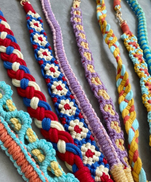 HOOK -select- 2WAY マルチ編みスマホショルダー・ストラップ