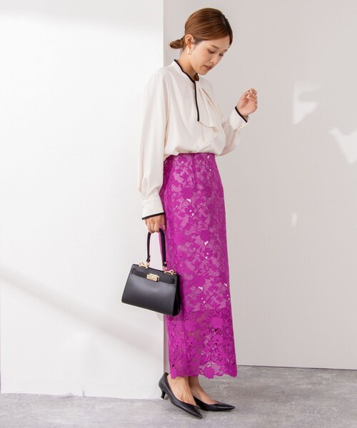 新品タグ付★NOLLEY'S★ストレッジョーゼット ボウタイ風ブラウス茶系 38 新品タグ付☆NOLLEY'S☆ストレッジョーゼット ボウタイ風