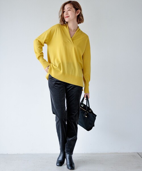 23区（ニジュウサンク） ニット セーター 「洗える」ウールテンジク V