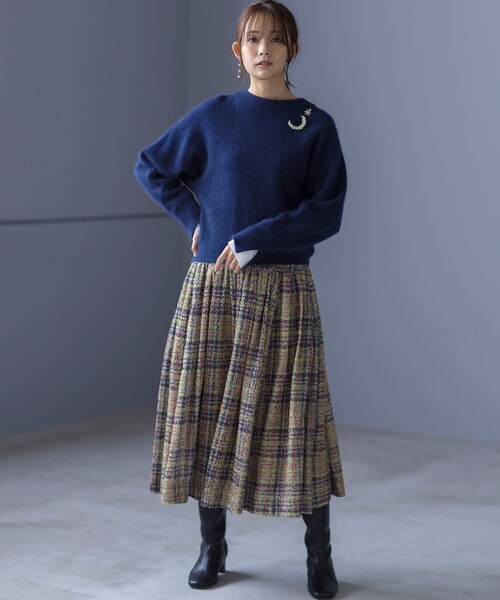 組曲（KUMIKYOKU） ニット セーター フラッフィー ファーニット