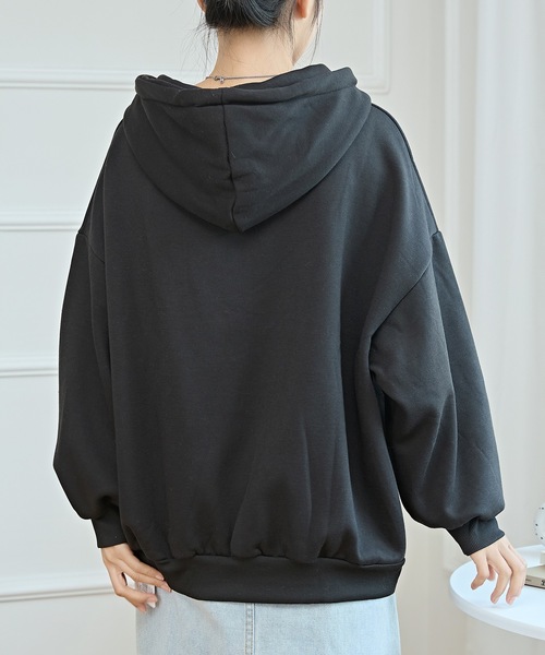 Lace Ladies（レースレディース） パーカー カレッジロゴ オーバー